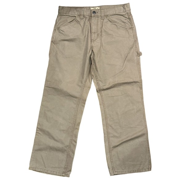 Blue Mountain Straight Leg‎ Tan Carpenter Pants Mens Size 34x30 - Picture 1 of 6